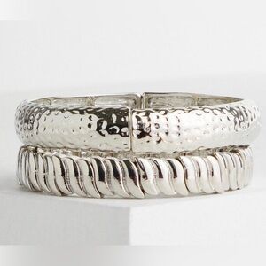 Textured Stretch Bracelet Set